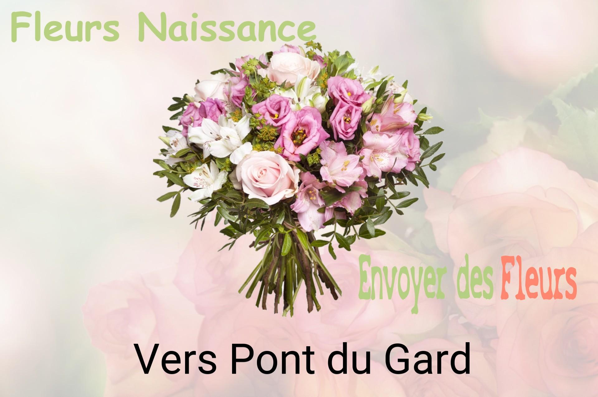 Bouquet de fleurs de naissance livré à Vers-Pont-du-Gard