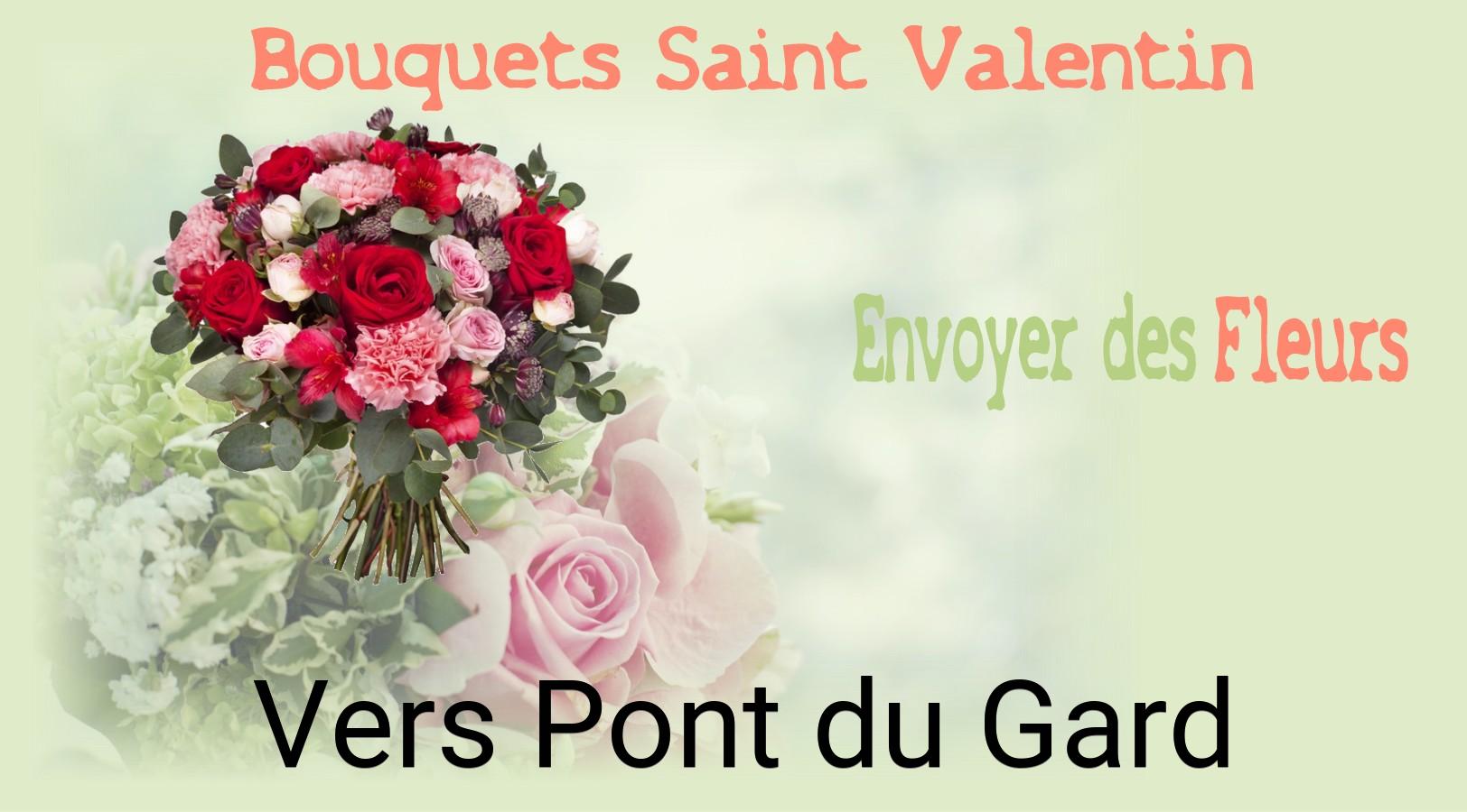 Roses de Saint-Valentin livrées à Vers-Pont-du-Gard
